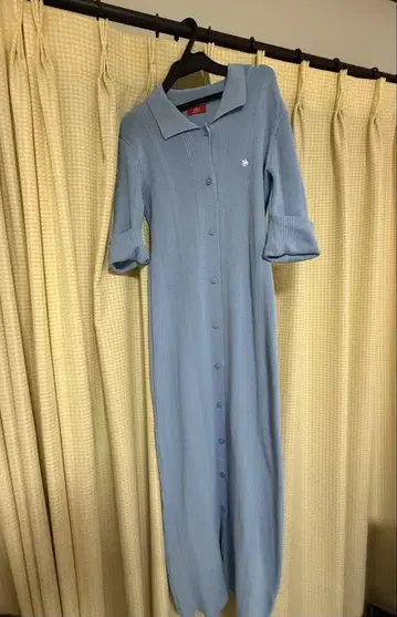 LAGUNAMOON POLO BCS 콜라보 셔츠 카라 니트 원피스