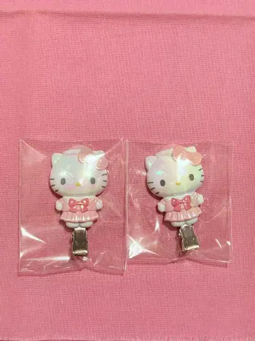 산리오 시크릿 마에가미 클립 헬로키티