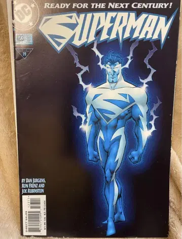 Superman #123 슈퍼맨 블루 첫 등장호 아메리칸 코믹스 리프