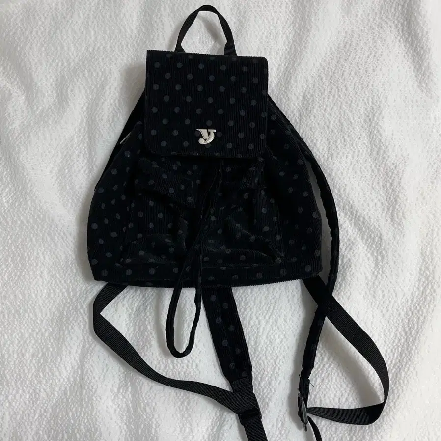 韓国商品/YEOMIM mini day backpack (dot corduroy) 6th restock] Mini day backpack (dot corduroy) - YEOMIM