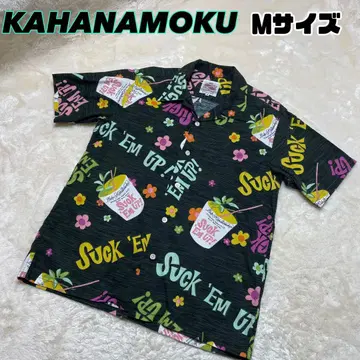 KAHANAMOKU 알로하 셔츠 꽃무늬 M 사이즈 DK38084