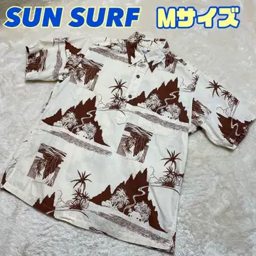 SUN SURF 선 서프 알로하 반팔 셔츠 M 사이즈 SS34191