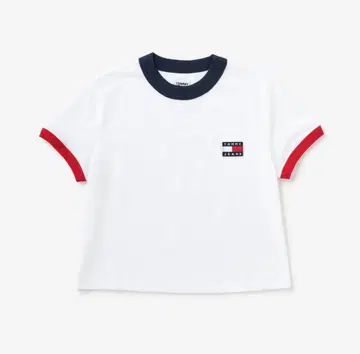 TOMMY JEANS 배지 로고 링거 티셔츠