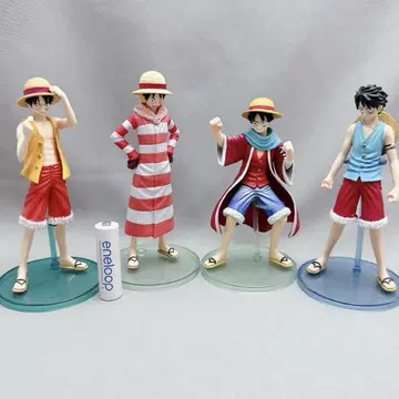 새상품급 원피스 루피 피규어 ONE PIECE 4개 묶음 판매