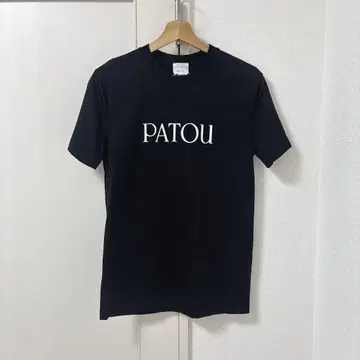정품 PATOU 티셔츠 블랙 로고