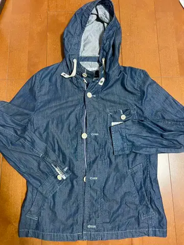 COMME CA COMMUNE 후드 자켓 M 데님 블루