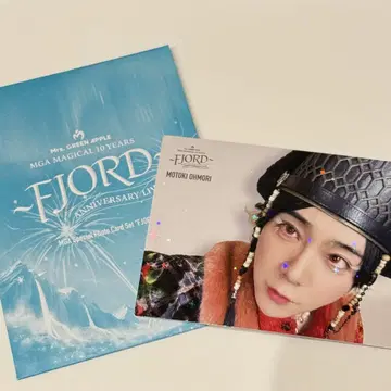 오모리 모토타카 포토 카드 레어 041 FJORD