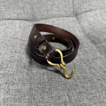 tory leather MINI HOOPPICK BELT 32 브라운