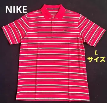 나이키 골프 피케 셔츠 반팔 드라이핏 보더 핑크 레드