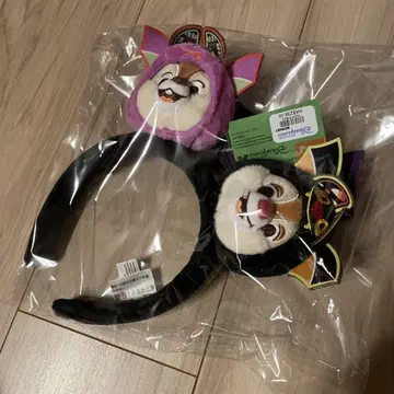 [레어] 홍콩 디즈니 칩과 데일 할로윈 머리띠 박쥐