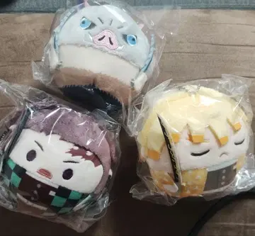 탄지로, 젠이츠, 이노스케 봉제 인형 세트