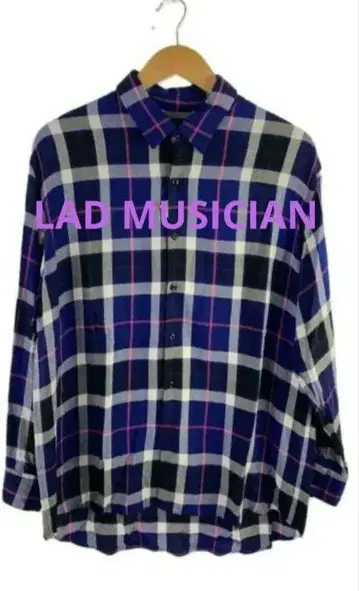 LAD MUSICIAN MODAL BIG CHECK 셔츠 남성용 46