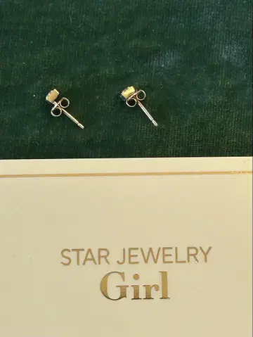 STAR JEWELRY K10 골드 귀걸이