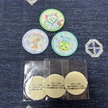 도쿄 디즈니씨 20주년 랜덤 와펜 3개 세트