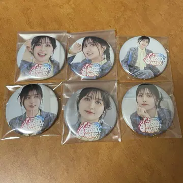 코마가타 유리 4th Live Tour 캔뱃지 6개 세트