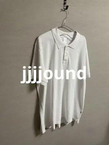 jjjjound JJJ자운드 피케 셔츠 XL 흰색 화이트