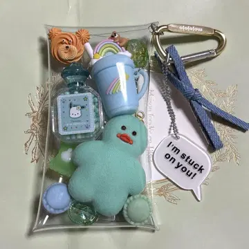가챠 파우치 Summer 민트 그린 mojojojo 드림 소다