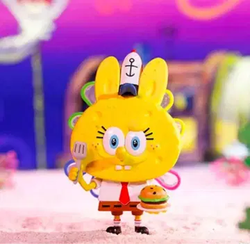 Popmart labubu 스펀지 밥 피규어