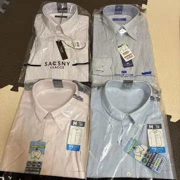 커터 셔츠 반팔 긴팔 4장 세트 버튼 다운