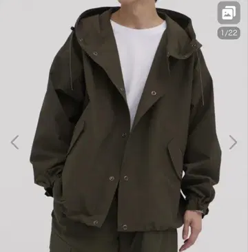 marka SNOWPARKA 마운틴 후드티 올리브