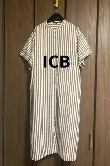 컨디션 최상 ICB 아이시비 셔츠 원피스 빅 사이즈 46 2XL 3L