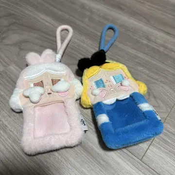 CRYBABY 플러시 카드 홀더 앨리스 2개 세트 POPMART