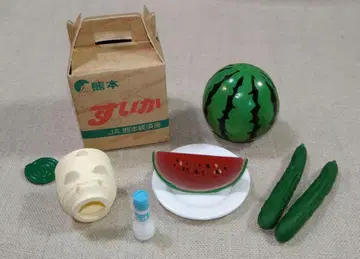 리멘트 미니어처 수박, 오이 세트