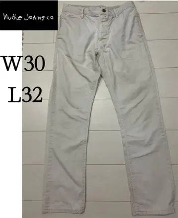 Nudie Jeans Co 화이트 팬츠 W30 L32