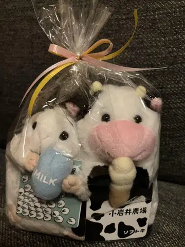 코이와이 농장 소프트 소 & 밀키 양 봉제 인형 세트