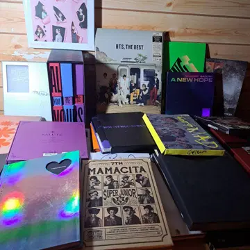 한국 아티스트 CD 앨범 세트 묶음 판매 대량 남성 여성 K-POP