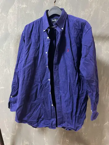 Ralph Lauren Blake 보라색 긴팔 셔츠