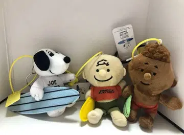 스누피 서핑 샵 프랭클린 봉제 인형 키링 뮤지엄