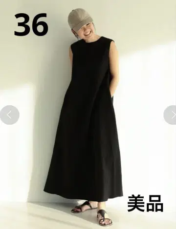 새상품급 Demi-Luxe 빔즈 린넨 원피스 36 메구로 코코코