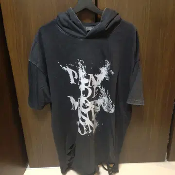 스트릿 스타일 후드티 반팔 고양이 귀 후드