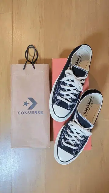 CONVERSE 척 테일러 ct70 블랙 25.5cm