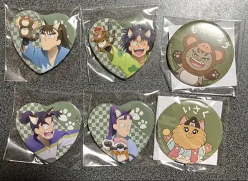 난자 타운 닌자 타마 란타로 6학년 캔뱃지 세트