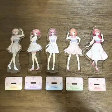 5등분의 신부 아크리스 스탠드 세븐일레븐 5세트