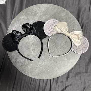 디즈니 레이스 머리띠 2개 세트
