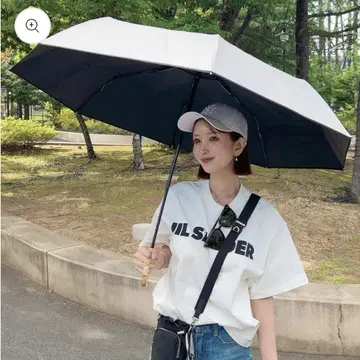 시이짱 완전 차광 우천 겸용 양산 베이지