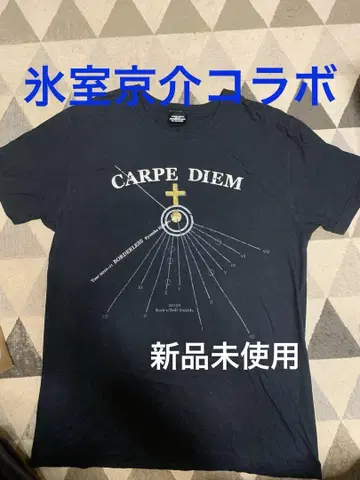 CARPE DIEM 티셔츠 M 사이즈 DALUC. 히무로 쿄스케 콜라보.
