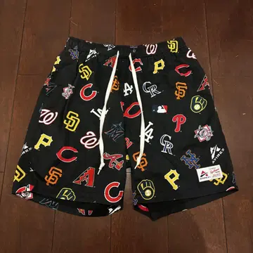 아비렉스 MLB 콜라보 숏 팬츠 하프 팬츠
