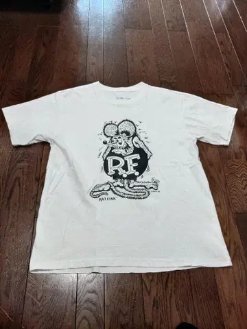 RAT FINK ED ROTH 티셔츠 L 화이트 1984