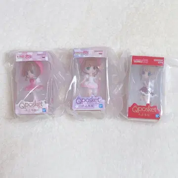 카드캡터 사쿠라 Qposket 미니어처 컬렉션 3개 세트