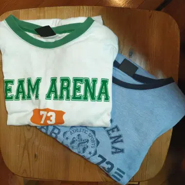 TEAM ARENA 티셔츠 73 사이즈 화이트/그레이