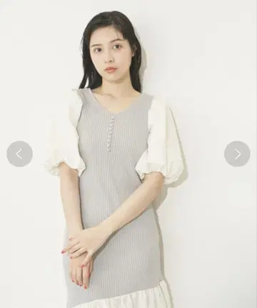 질스튜어트 절개 니트 원피스 S JILL by JILLSTUART