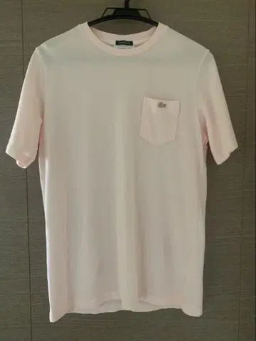 남성용 라코스테 피케 셔츠 핑크 M