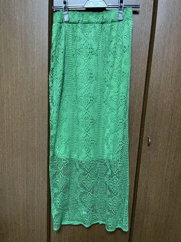 Ether of Green 레이스 롱 스커트 M