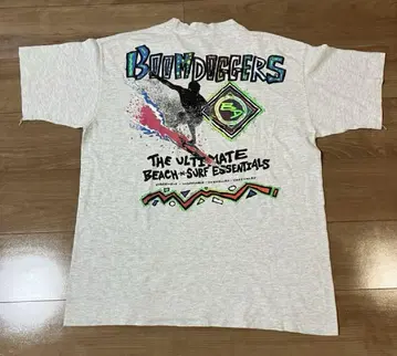 90's USA제 BOOM DOGGERS 반팔 티셔츠 L 서핑