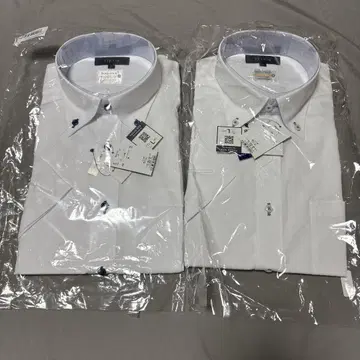 화이트 드레스 셔츠 2장 세트