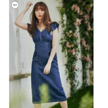 herlipto 데님 원피스 M 사이즈